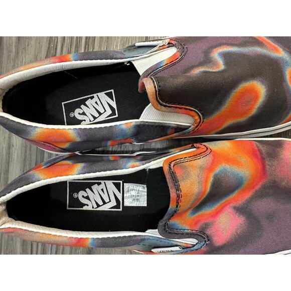 Vans Dark Aura Unisex Mens 5.5 Womens 7 Multi Color Skate Shoes Slip On - Picture 8 of 8